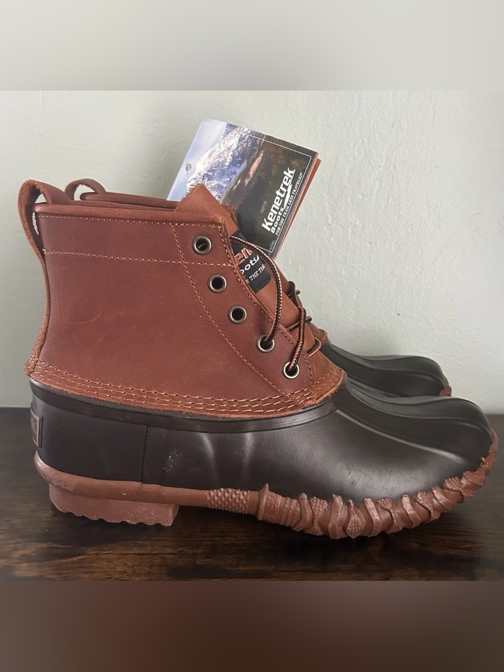 Kenetrek Leather Chukka Boots Steel Shank Brown Men's Size 8